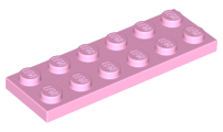Plate 2 x 6, 3795 Bright Pink U