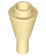 Cone 1 x 1 Inverted with Bar 11610 Tan U
