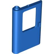 Door 1 x 4 x 5 Train Left, Thick Support at Bottom, 43967 Blue N