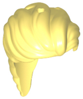 Mini Doll, Hair Friends Long with Ponytail French Braided with 2 Holes, 18844 Bright Light Yellow U