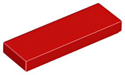 Деталь LEGO Tile 1 x 3 63864 (37294) Red U