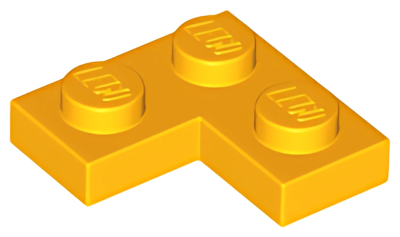Деталь LEGO Plate 2 x 2 Corner 2420 Bright Light Orange U
