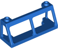 Windscreen 2 x 6 x 2 Train, 13760 Blue U