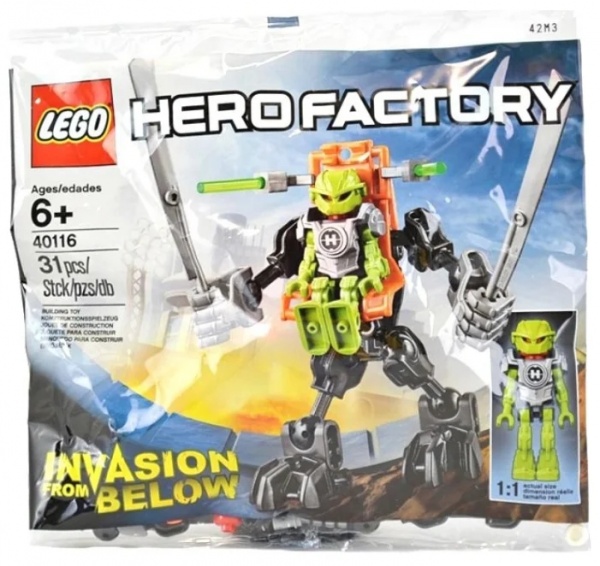Конструктор LEGO Hero Factory 40116 Шагающий робот Бриз