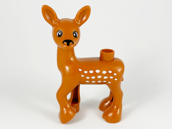 Duplo Deer Doe, Eyes White on Back, 18595c01pb02