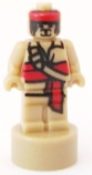 Минифигурка Lego Microfigure Minifigure, Utensil Statuette / Trophy with Jack Sparrow Voodoo Doll Pattern 90398pb001