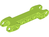 Technic, Axle and Pin Connector 2 x 7 with 2 Ball Joint Sockets, Rounded Ends, 50898 Lime U