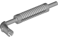 Vehicle, Exhaust Pipe with Technic Pin, Flat End and Pin with Round Hole, 14682 Light Bluish Gray N