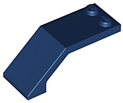 Деталь LEGO Ветровое стекло Lego Windscreen 5 x 2 x 1 2/3 6070 (35270, 35271, 86430) Dark Blue U