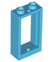 Window 1 x 2 x 3 Flat Front, 60593 Medium Azure N