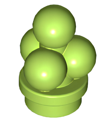 Деталь LEGO Мороженое Lego 6254 Ice Cream Scoops Lime U