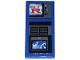 Tile 1 x 2 with 'GTR', Gauges, Buttons and Fan Vent Pattern (Sticker) - Set 76917, 3069pb1202  