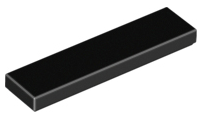 Tile 1 x 4, 2431 Black N