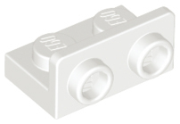 Деталь Lego Скоба Bracket 1 x 2 - 1 x 2 Inverted 99780 White N