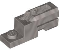Projectile Launcher, 1 x 2 Mini Blaster / Tile Shooter, 69754 Flat Silver N