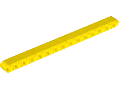 Деталь LEGO Technic, Liftarm Thick 1 x 15 32278 Yellow N