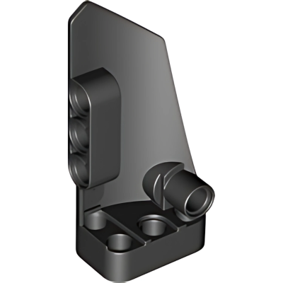 Деталь LEGO Technic, Panel Fairing # 3 Small Smooth Long, Side A 64683 Black U Панель