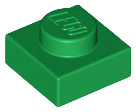 Plate 1 x 1, 3024 Green N