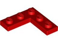 Plate 3 x 3 Corner, 77844 Red N