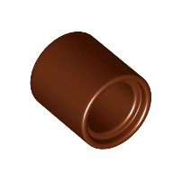 Technic, Liftarm Thick 1 x 1 (Spacer), 18654 Reddish Brown N