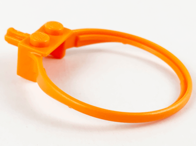 Sports Hoop with 2 Studs and Axle, 43373 Orange U