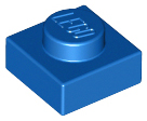 Plate 1 x 1, 3024 Blue N