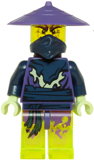 Минифигурка Lego Ghost Warrior Cowler njo156 Used