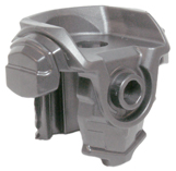 Minifigure Armor Breastplate with Shoulder Pads and Front Stud, 15339 Flat Silver U