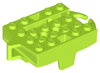 Vehicle, Base 4 x 5 Roller Coaster Car, 26021 Lime U