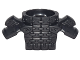 Minifigure Armor Breastplate with Round Collar, Chain Mail, Shoulder Pads with Snake Heads and 1 Stud on Back, 24588  