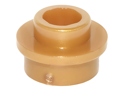Деталь LEGO Plate, Round 1 x 1 with Open Stud 85861 (28626, 29387) Pearl Gold U