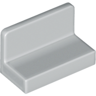 Panel 1 x 2 x 1 with Rounded Corners, 4865b Light Bluish Gray N