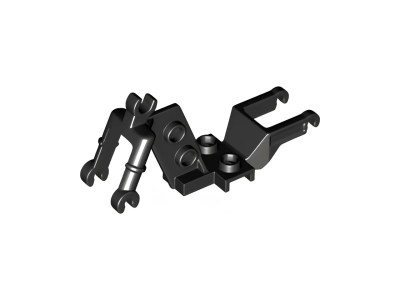 Деталь LEGO Lego Motorcycle Chassis, Clip for Handle 18896 (65415) Black U