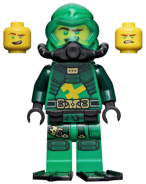 Минифигурка Lego Ninjago Lloyd - Seabound, Scuba Gear njo702