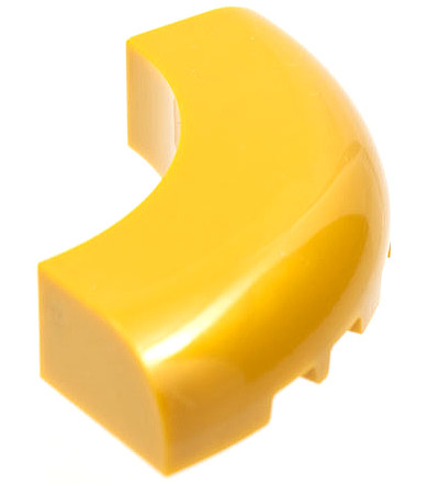 Brick, Round Corner 5 x 5 without Studs, 24599