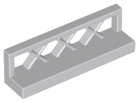 Ограда Lego Fence 1 x 4 x 1 Lattice 3633 Light Bluish Gray N