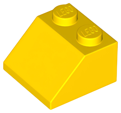 Деталь LEGO Lego Slope 45 2 x 2 3039 (6227, 35277, 63341) Yellow U