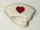 Minifigure, Nurse Hat with Red Heart Pattern, bb0753pb01  
