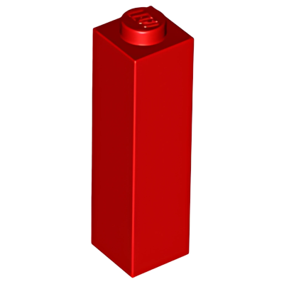 Деталь Lego Кубик Brick 1 x 1 x 3 14716 Red U