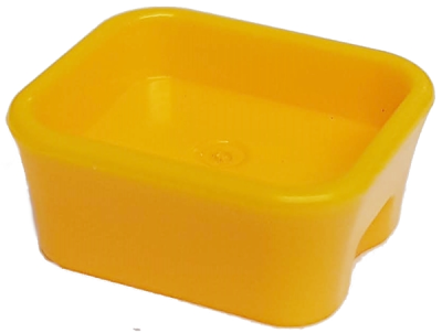 Friends Accessories Dish, Rectangular, 93082c Bright Light Orange U
