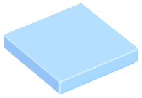 Tile 2 x 2, 3068 Bright Light Blue N