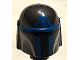 Minifigure, Headgear Helmet with Holes, SW Mandalorian with Blue and Light Bluish Gray Pattern, 87610pb17  