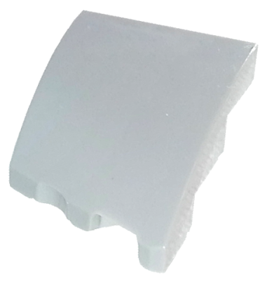 Wedge 3 x 2 Right No Studs, 80178 Light Bluish Gray N