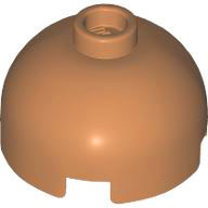 Brick, Round 2 x 2 Dome Top, 553 Medium Nougat U