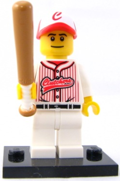 Минифигурка LEGO 8803 Baseball Player col03-16