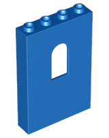 Panel 1 x 4 x 5 Wall with Window, 60808 Blue U