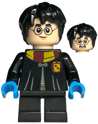 Минифигурка Lego Harry Potter - Black Torso Gryffindor Robe, Black Short Legs hp237