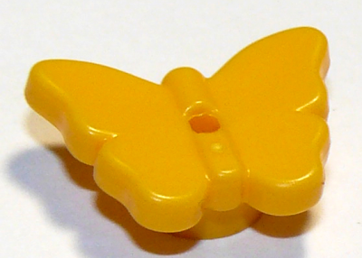 Friends Accessories Butterfly with Stud Holder, 93081a Bright Light Orange N