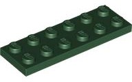Plate 2 x 6, 3795 Dark Green N