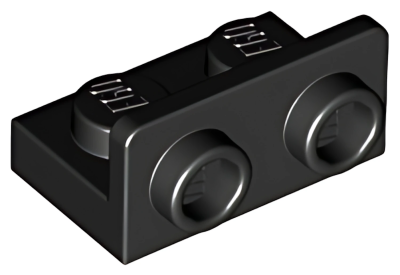 Деталь Lego Скоба Bracket 1 x 2 - 1 x 2 Inverted 99780 Black U
